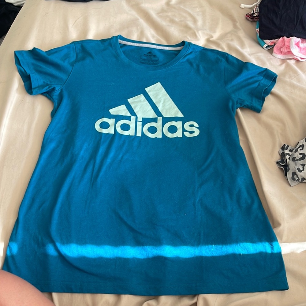 teal adidas t shirt